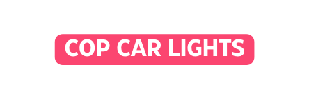 COP CAR LIGHTS